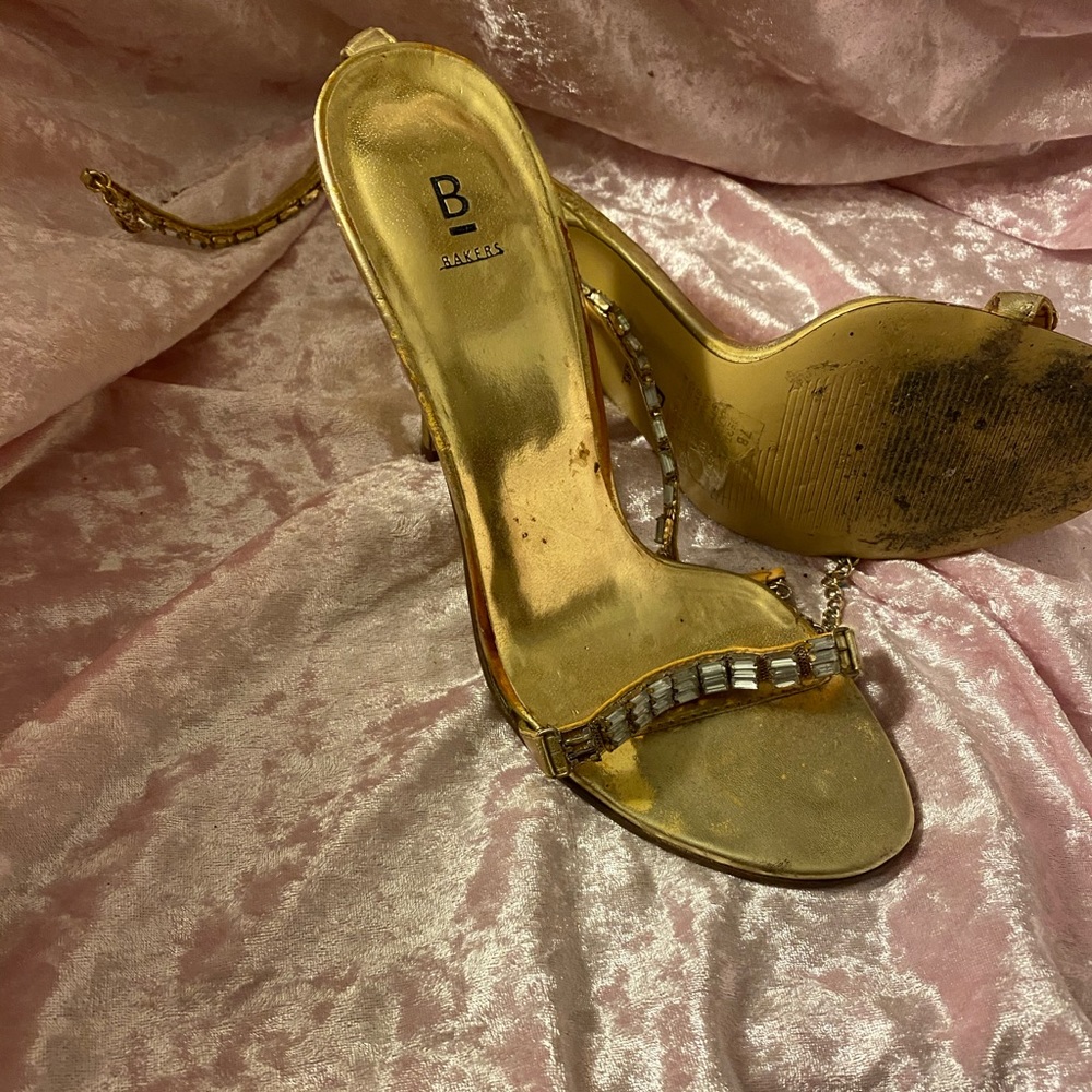 Gold sparkles Shoes